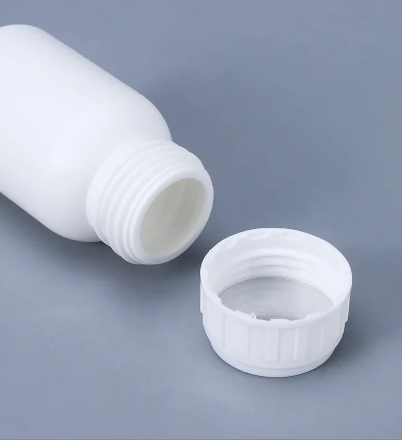 Empty Fluorinated Plastic Bottle with Tamper-Evident Cap — Leakproof Refillable Liquid Container 50ml-1000ml