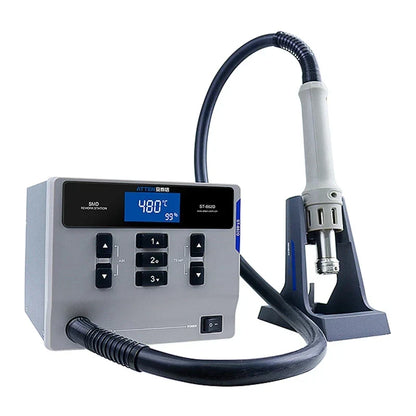 ATTEN ST-862D 1000W Hot Air Gun - Digital Display BGA Rework Station, Automatic Sleep Desoldering Repair Tool (110V/220V)