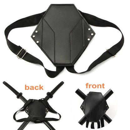 Black Sword Carrying Bag – Cosplay Ninja Turtle & Deadpool Costume Holster, Anime Prop Storage Case