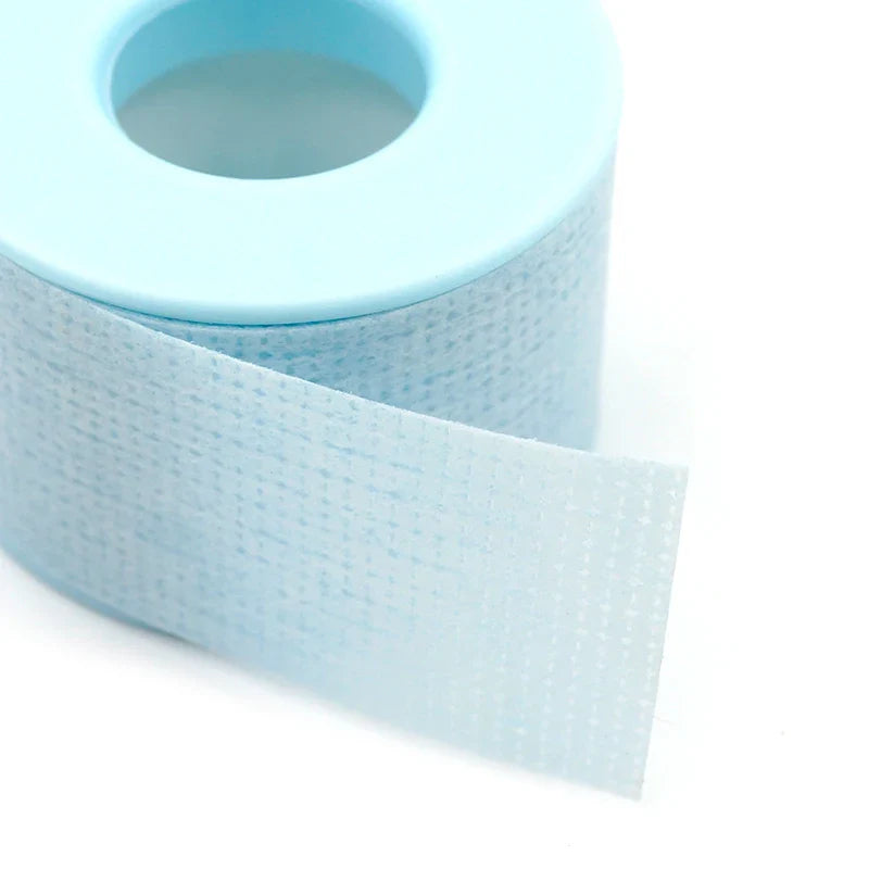 Non-Woven Micropore Silicone Gel Eyelash Pads – Breathable Blue Under Eye Tape for Sensitive Skin & Eyelash Extensions