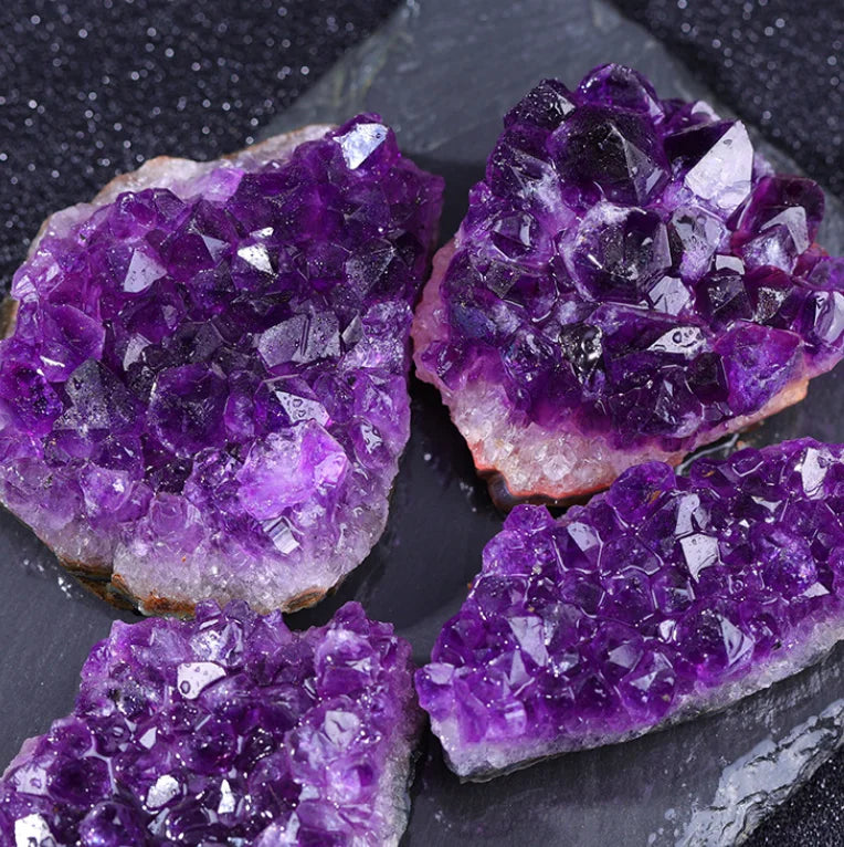 Amethyst Geode Crystal Wand — 10-70g Natural Quartz Stone Point for Energy Healing & Home Décor (30-50mm)