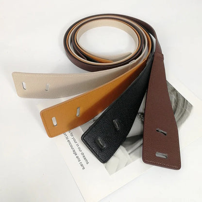 High-Quality Knot Designer Belts for Women: Soft PU Leather Long Waistband - Wide Waist Corset Belt Cummerbunds