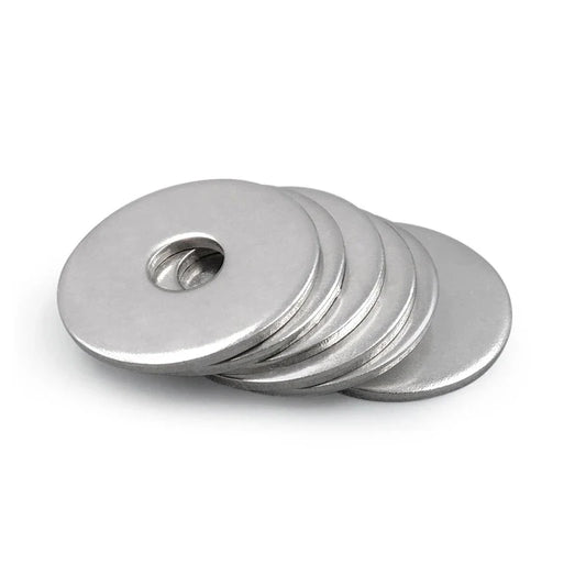 2/50pcs M2.5-M16 A2-70 304 Stainless Steel Oversized Flat Washers — Large Wide Plain Gaskets