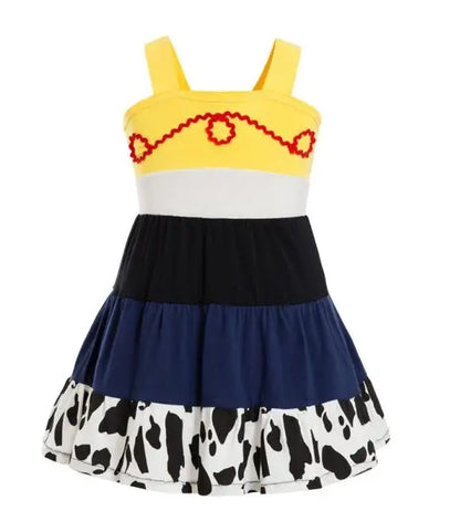 Jessie Cowgirl Costume Dress - Cute Toy Story Inspired Outfit for Girls & Toddlers