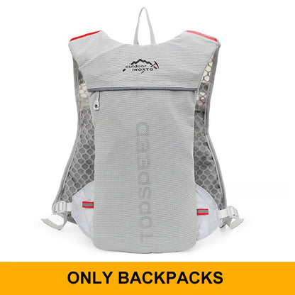 INOXTO 5L Trail Running Backpack - Ultra-Light Hydration Vest for Marathon & Cycling with 1.5L/2L Water Bag