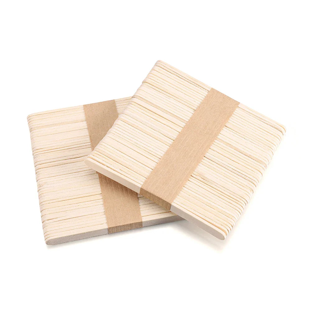 50/100/150PCS Resin Stirring & Popsicle Sticks – DIY Epoxy, Ice Cream, Wood Craft Tools