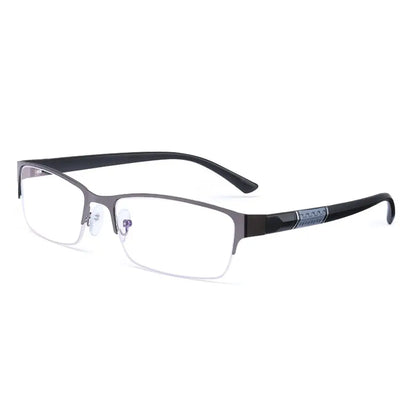 Metal Anti-Blue Light Reading Glasses – Farsighted Eyewear for Men, Business Style with Diopters +0.0 to +4.0