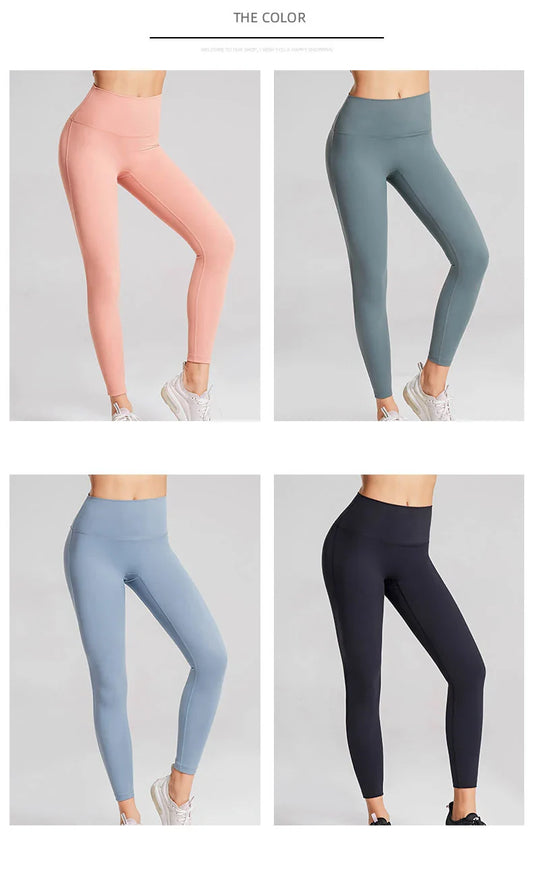 Women’s High Waist Seamless Push-Up Leggings – Naked Feeling Fitness, Running & Yoga Pants