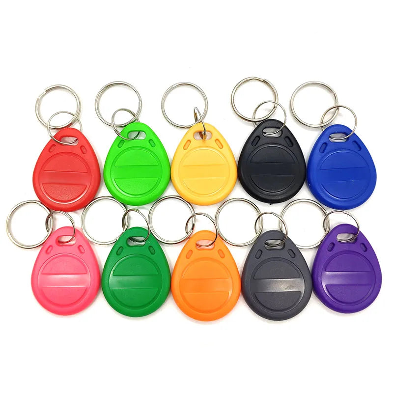 100PCS T5577 EM4305 Rewritable 125KHz RFID Tags – Duplicate Copy, Writable Key Fob & ID Token