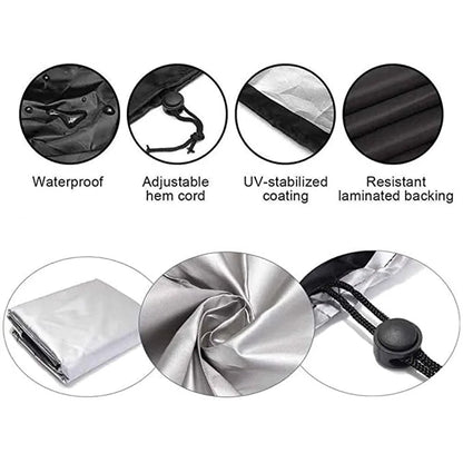 Durable 210D Heavy Duty Waterproof Patio Furniture Cover - Protect Your Outdoor Sofa, Table, and Chairs from Rain, Snow, and Wind