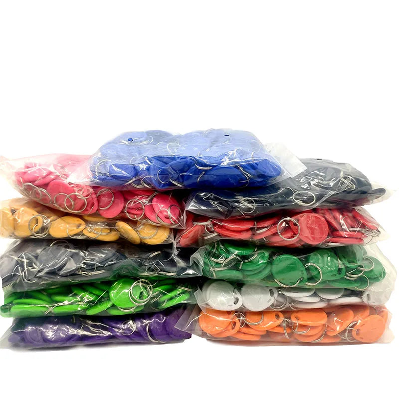 100PCS T5577 EM4305 Rewritable 125KHz RFID Tags – Duplicate Copy, Writable Key Fob & ID Token