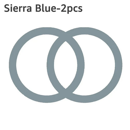 2-Pack MagSafe Magnetic Ring Plate — Universal Metal Sticker for Wireless Charging & Car Mount Holder