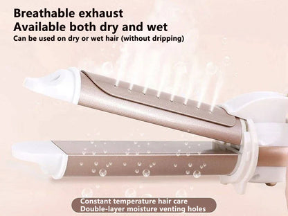 Professional Electric Hair Curler – 9-38mm Temperature Adjustable Curling Iron Wand with LCD Display