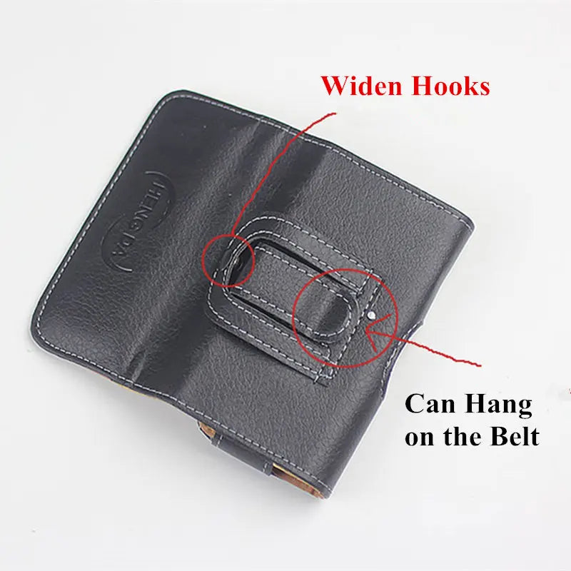 Universal Waist Belt Clip Bag – Anti-Drop Mobile Phone Case for 2.6-6.0 Inch Phones, Magnetic Buckle for iPhone, Samsung, Huawei