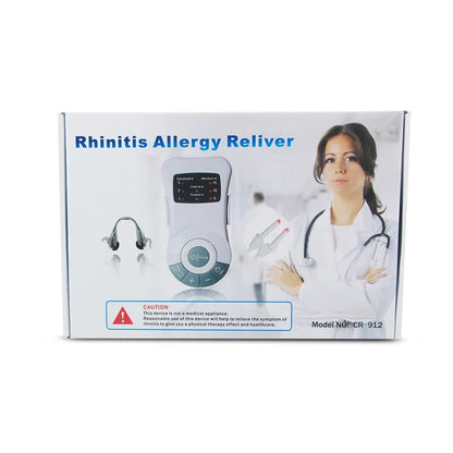 Medical Laser Rhinitis Relief Clip - Anti-Snore and Sinusitis Therapy Massage Apparatus for Allergy Treatment