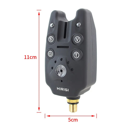 Carp Fishing Bite Alarm B1101 - Adjustable Volume, Tone & Sensitivity LED Indicator Fishing Accessory