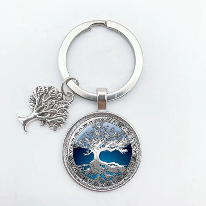 Tree of Life Keychain – Vintage Handmade Fashion Key Ring Jewelry Gift for Men & Women Party & Everyday Use Accessories