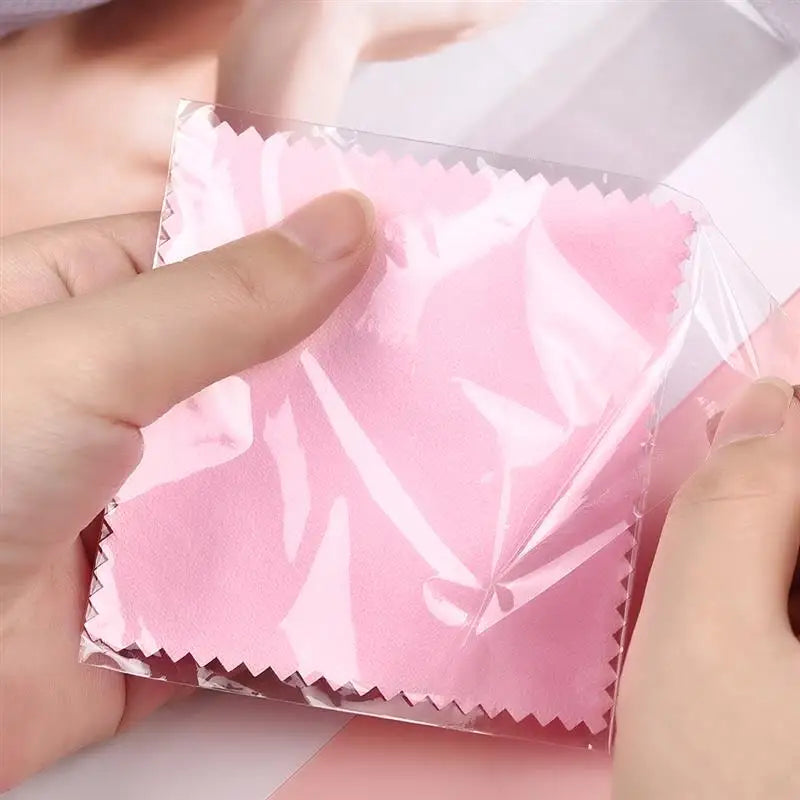 Silver Polishing Cloth – 8x8cm Reusable Jewelry Cleaning Wipes (10/50PCS) Anti-Tarnish