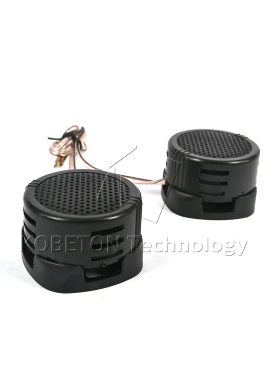 2X Car Mini Dome Tweeter Speakers – Universal High Efficiency, Super Power Loud Audio Sound for Car Tweeters