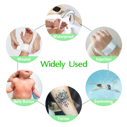 EZ Premium Derm Defender – Waterproof Clear Adhesive Tattoo Aftercare Protective Film