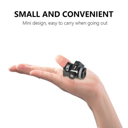 TOAZOE DSLR Camera Monitor Mount – Adjustable Swivel & Tilt Clamp with Cold Shoe Base for Flash & DIY Accessories