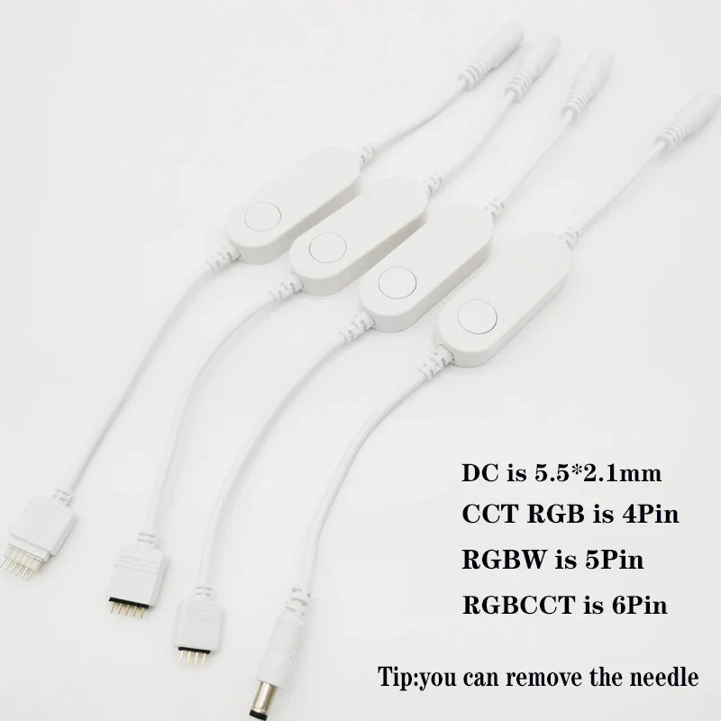 Zigbee 3.0 Smart LED Controller – DC 5V/12V/24V Dimmer for Single Color, CCT, RGB, RGBW & RGBCCT LED Strips, Compatible with Tuya, Alexa & SmartThings