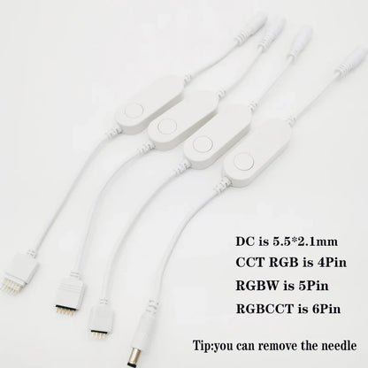 Zigbee 3.0 Smart LED Controller – DC 5V/12V/24V Dimmer for Single Color, CCT, RGB, RGBW & RGBCCT LED Strips, Compatible with Tuya, Alexa & SmartThings