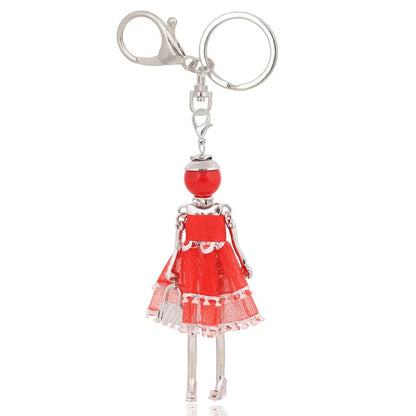 Trendy Women’s Metal Charm Keychain 2026 – Cute Statement Bag Pendant Jewelry Gift for Ladies