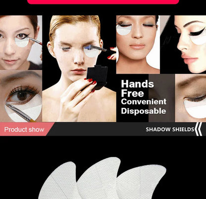 OWOSC White Eyelash Extension Paper Patches – Under Eye Pads for Grafting, 5/10/50 Pcs Makeup Tool