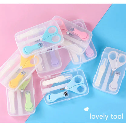 Baby Grooming & Health Care Kit – Multi-Piece Newborn Hygiene Set with Nail Cutter, Scissors & Cleaning Tools for Infant Care