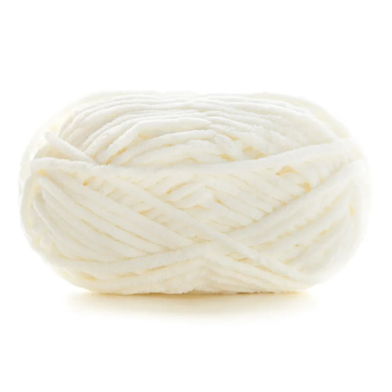 50g/Ball DIY Knitting Yarn – Soft Wool for Baby Scarf, Hat, Chunky Crochet Thread