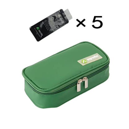 Mega Insulin Cooler Box – Portable Medium-Sized Insulated Travel Case for Diabetics with Nylon Fabric & Aluminum Foil Lining