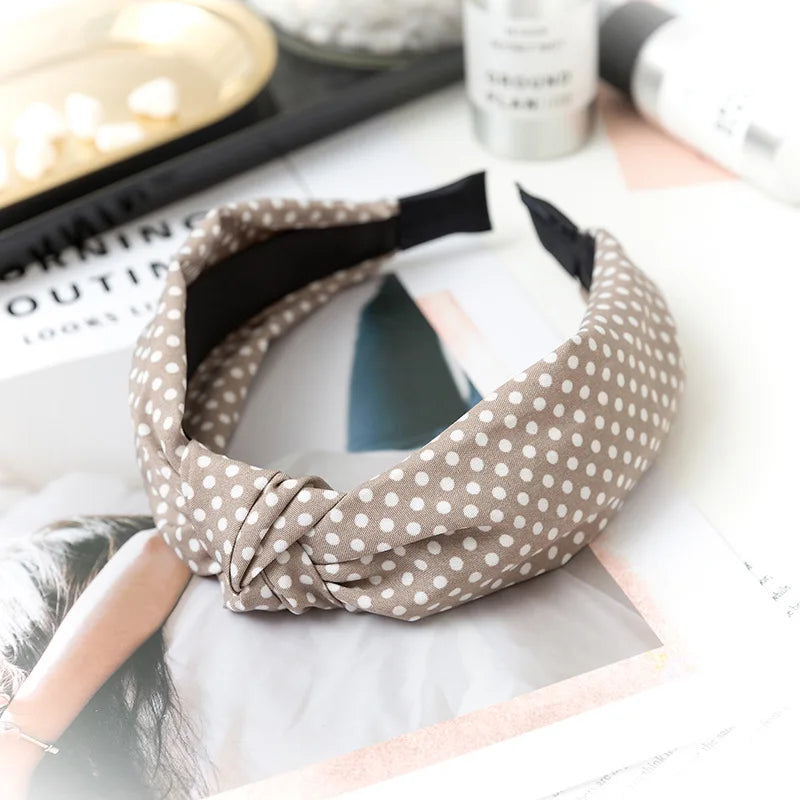 Flower Print Scrunchies — Large Elastic Hair Ties & Bow Ponytail Holders for Women and Girls
