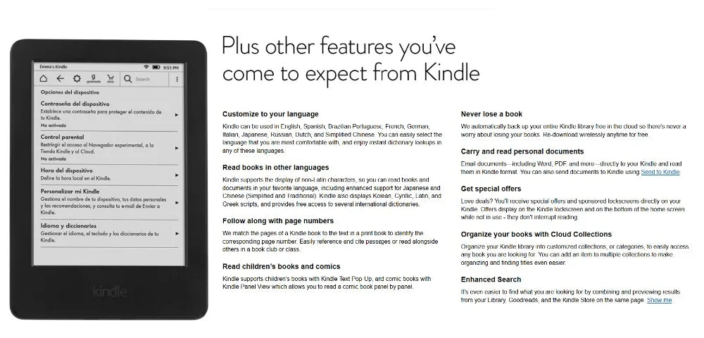 Original Kindle 6/8 Used eBook Reader, 6-Inch E-Ink Touchscreen WiFi eReader, No Light, Better Than Kobo