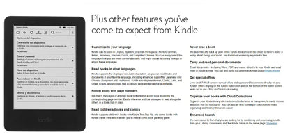 Original Kindle 6/8 Used eBook Reader, 6-Inch E-Ink Touchscreen WiFi eReader, No Light, Better Than Kobo