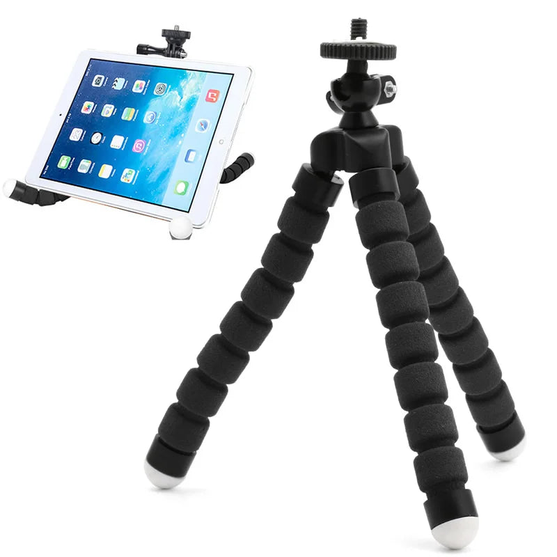 Flexible Gorilla Tripod Stand & Octopus Mount Monopod Holder for GoPro Camera