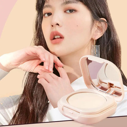 Korean Loose Powder – Full Brightening Concealer, Mineral Face Foundation, Long-Lasting Pressed Compact Makeup Powder