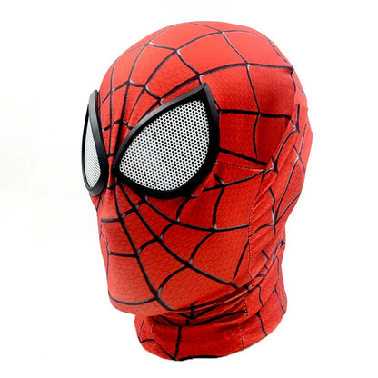 Spider-Man: No Way Home 3D Cosplay Mask with Eyes Lenses – Raimi Superhero Prop