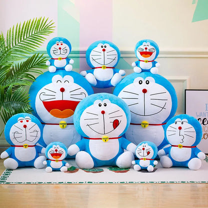 Anime Doraemon Kawaii Plush Toy – Soft Stuffed Animal Doll, Birthday Gift for Kids & Girlfriend