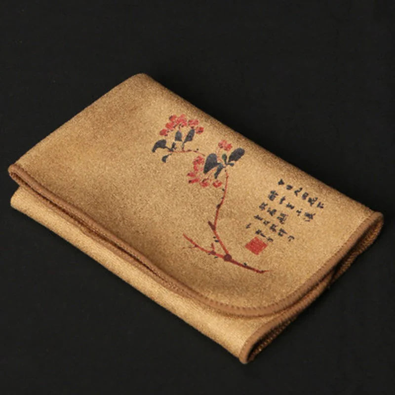 Absorbent Cotton Tea Towel – Thickened Household Kitchen Cleaning Cloth for Dishes & Table