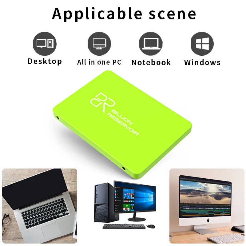 BR 2.5" SATA3 Internal SSD – 128GB to 2TB Solid State Drive for Laptop & Desktop PC