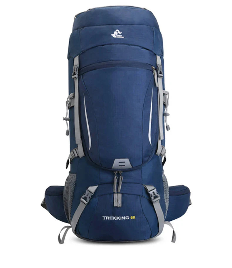 Men’s 60L Large Hiking Backpack — Mountaineering, Camping, Climbing & Outdoor Sport Rucksack XA108Y