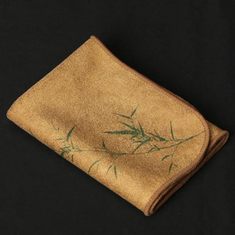 Absorbent Cotton Tea Towel – Thickened Household Kitchen Cleaning Cloth for Dishes & Table