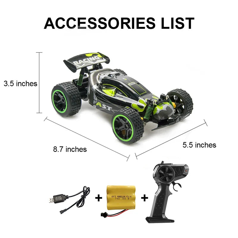Sinovan 1:18 RC High-Speed Car – 20km/h Remote Control Drift Toy for Kids