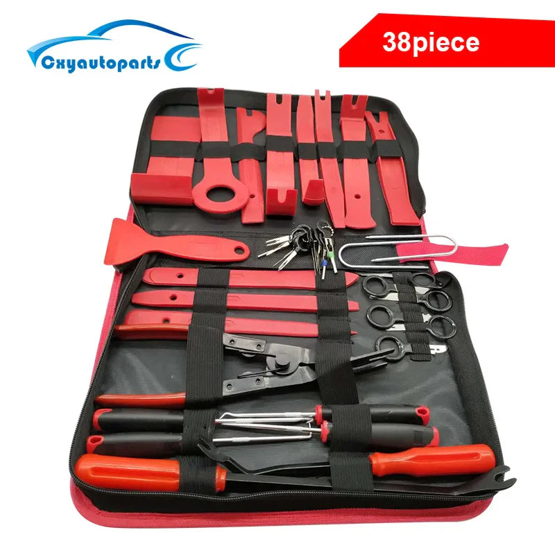 Car Interior Disassembly Kit – Plastic Trim Removal Tools & Clip Puller Set for DIY Auto Panel Work