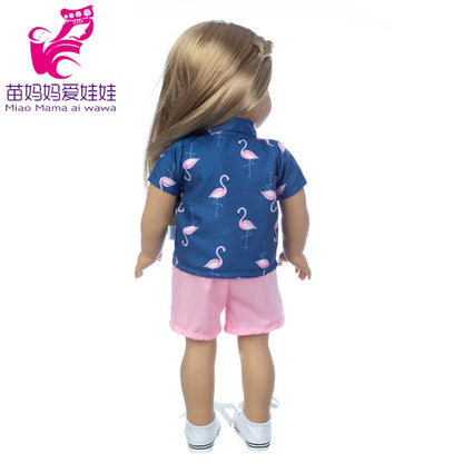 18-Inch Girl Doll Winter Coat — 43cm Baby Doll Jacket Outfit for Dressing