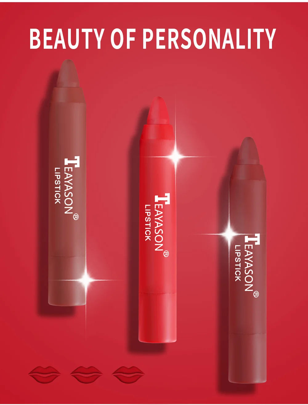 12-Color Natural Matte Lipstick Pencil – Silk Lip Glaze Waterproof, Long-Lasting Sexy Lip Tint Makeup