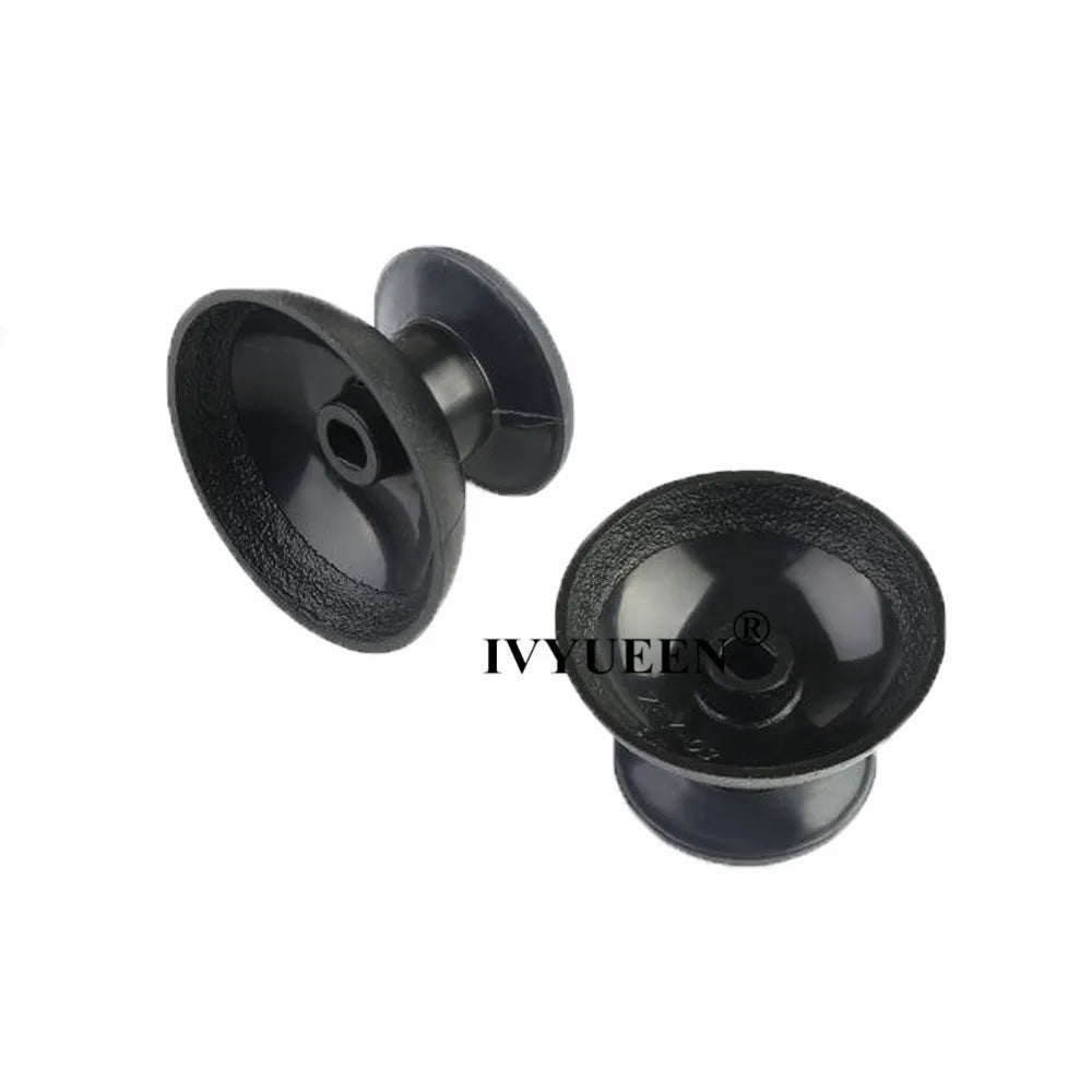 IVYUEEN 100PCS Black Analog Stick Caps – Thumb Grip Covers for PS5, PS4, PS3 & Xbox Controllers