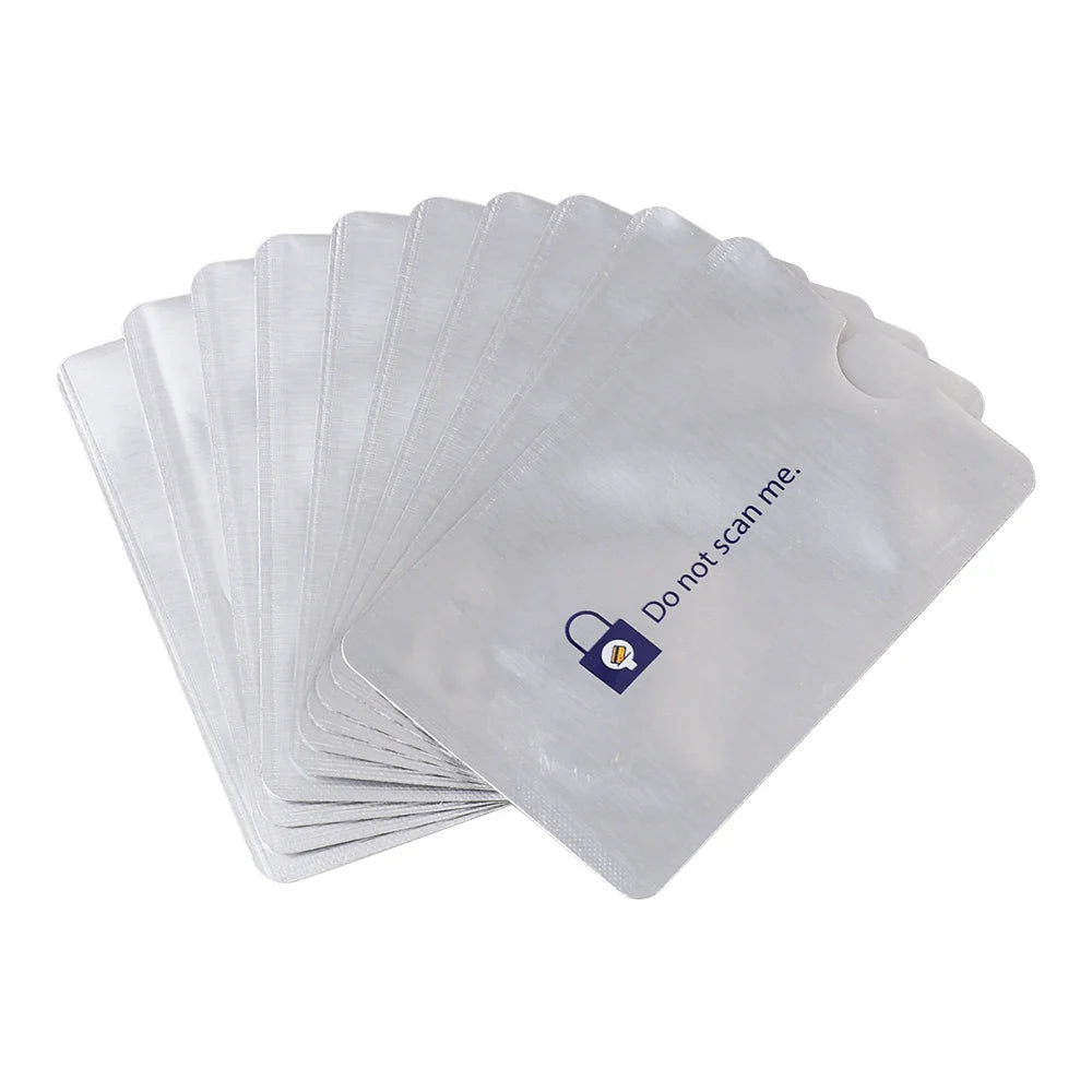 10PCS RFID Credit Card Protector Sleeves – Anti-Theft Blocking Skin Case Covers for Bank Cards, New Hot Sale