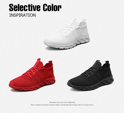 Men's Light Running Shoes – Comfortable, Breathable, Anti-Skid & Wear-Resistant Sneakers for Jogging & Sports